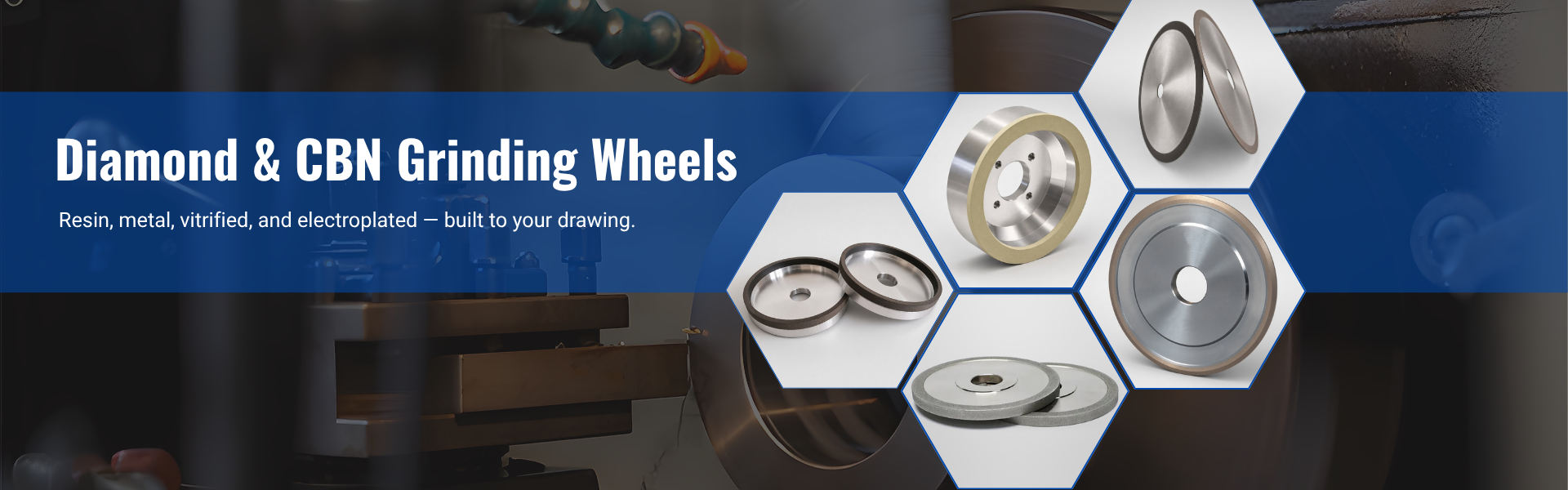 Diamond and CBN grinding wheels